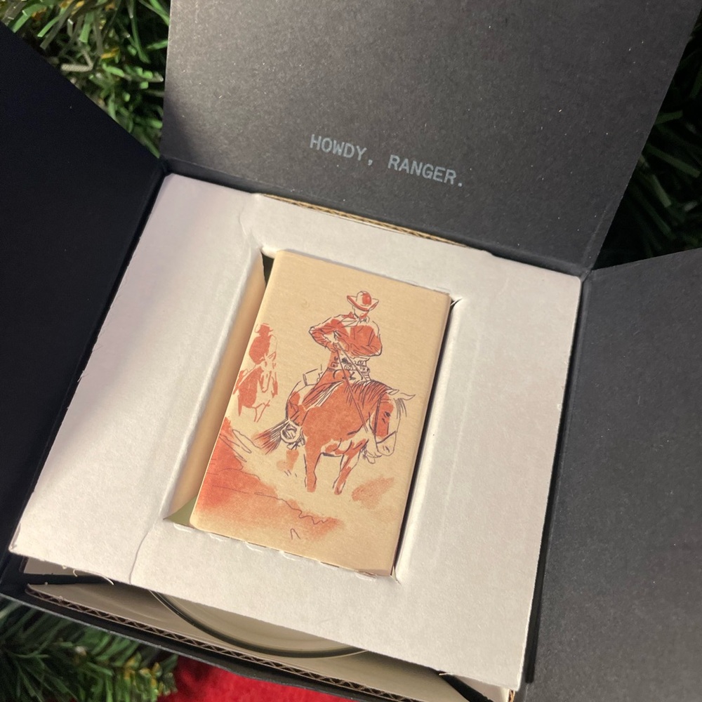Ranger Station Cowboy Christmas Candle Limited Edition RARE NEW NIB - Picture 13 of 16